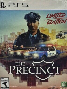 🚔 PS5 The Precinct Limited Edition Steelbook Sealed Map & Soundtrack